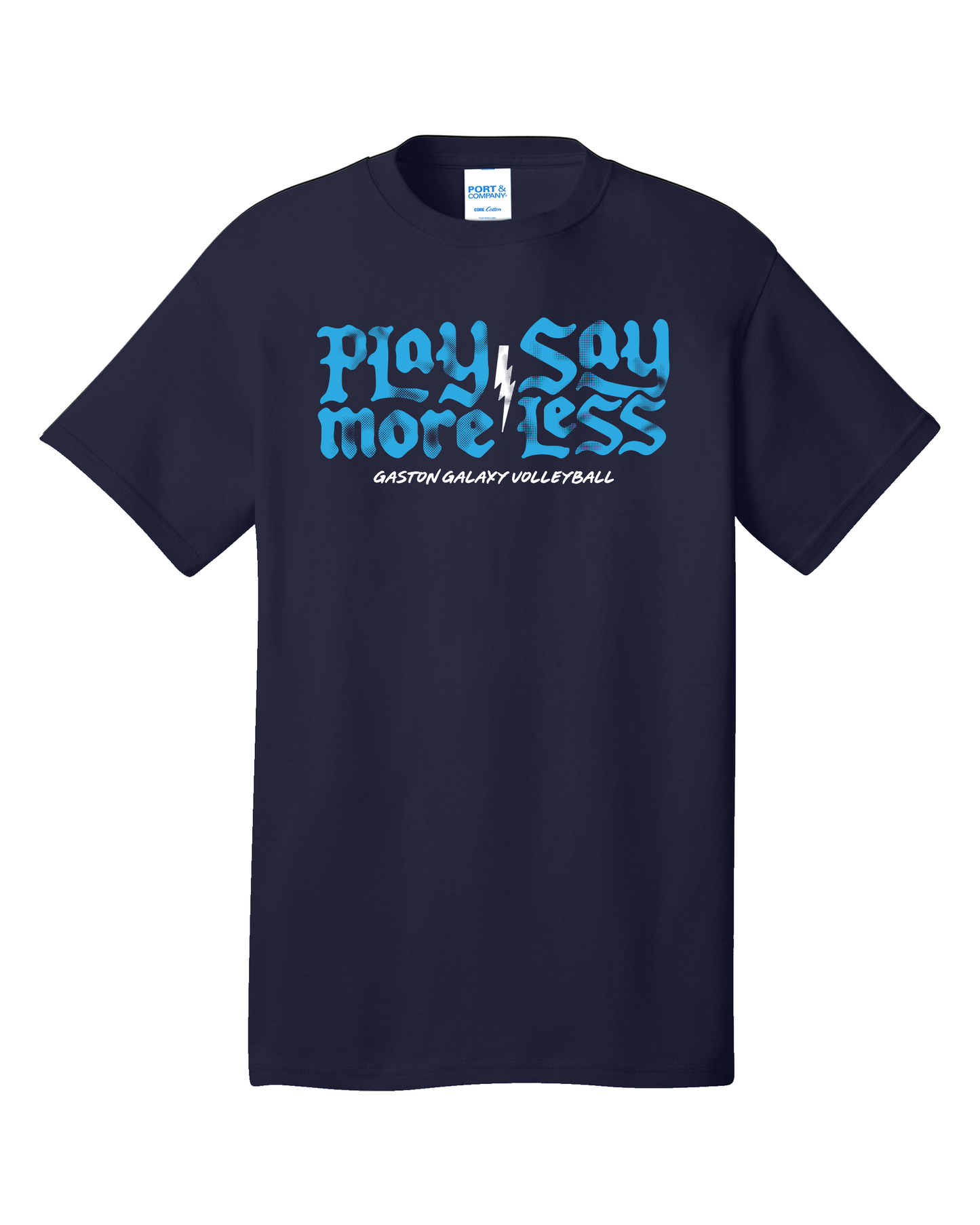 Galaxy "Play More, Say Less" Graphic Tee
